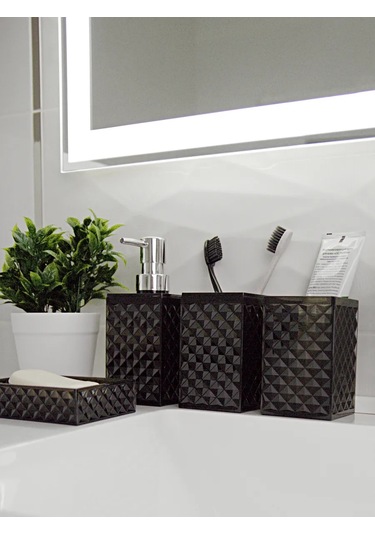 Masteriska Banyo Aksesuarları Seti 377469254 Siyah