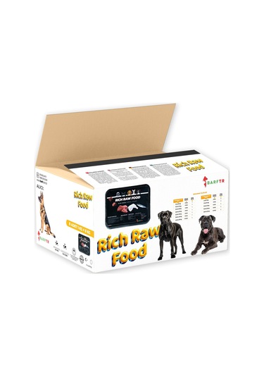 Barftr Rıch Raw Food 8 KG Yetişkin Köpek Maması 8 x 1 KG
