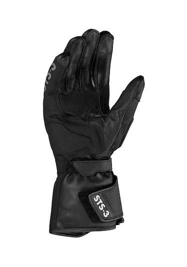 Spidi Sts-3 Korumalı Uzun Motosiklet Eldiveni Siyah