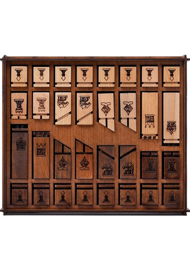 Ahşap Satranç Takımı Taş Seti