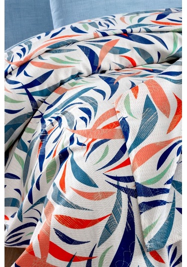 Vionel Home Gökkuşağı V1 8 Farklı Desenli Pamuklu Çift Kişilik Baskılı Pike