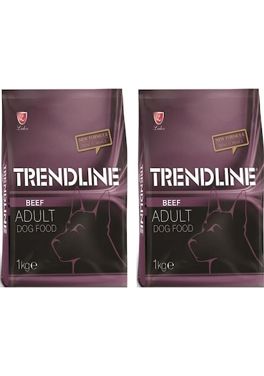 Trendline Adult Biftekli Yetişkin Köpek Maması 2 x 1 KG