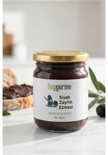Siyah Zeytin Ezmesi 180 Gr