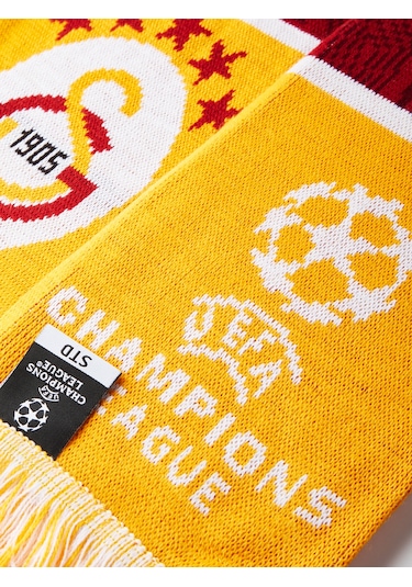 Gsstore Galatasaray Ucl Atkı U252231 Sarı - Kırmızı