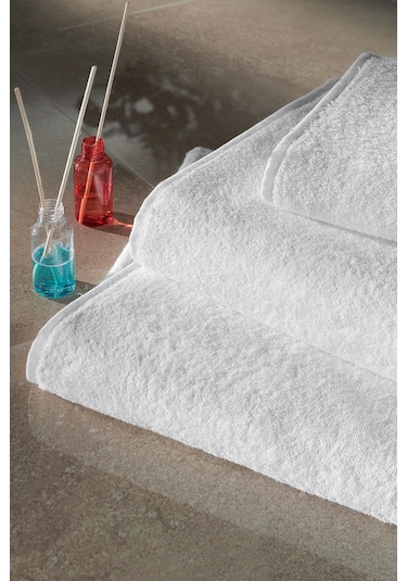 Varol İmeria Serisi Otel Banyo Havlusu 90x150 600gr Beyaz