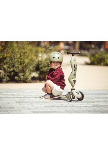 Scoot And Ride Helmet Bebek Kaskı Xxs-s Olive 181206-00007