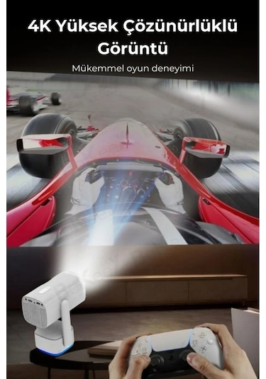 Wearfitpro K2 Şarjlı Projeksiyon Cihazı Android Bluetoothlu Ev Sineması