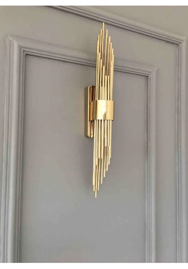 Şanled Merdiven Modeli Metal Çift Yönlü Duvar Aydınlatma Aplik-pilli Beyaz