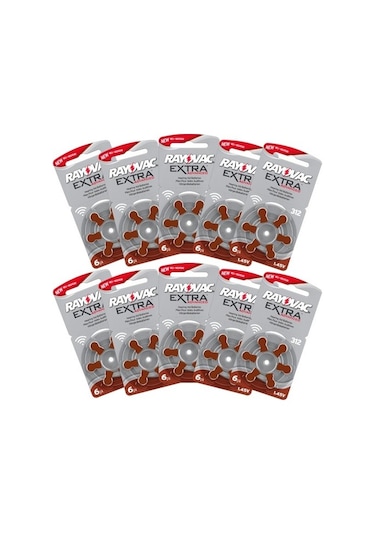 Rayovac Extra Advanced 312 Numara Pili 6 x 10'lu