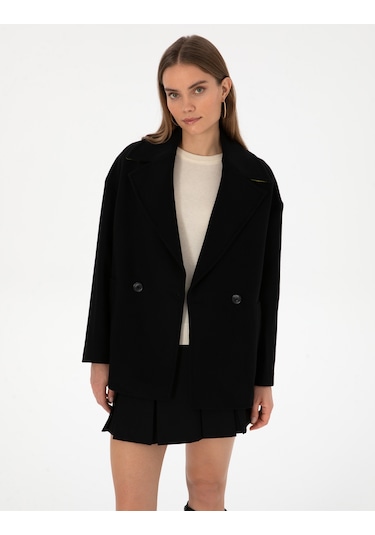 Pierre Cardin Kadın Siyah Kaban 50314272-vr046 Siyah