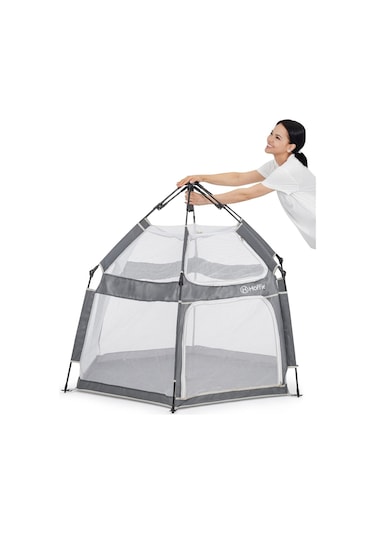 Foldy Plus Katlanabilir Bebek Ve Çocuk Oyun Parkı-alüminyum-kolay Kurulum,oyun Matı Ve Toplar