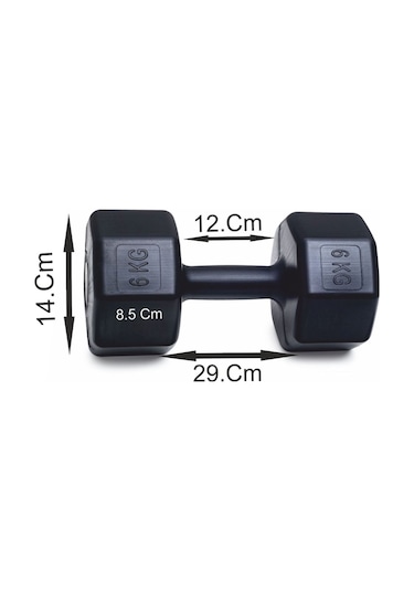 6 Kg Dambıl X2 Adet 12 Kg