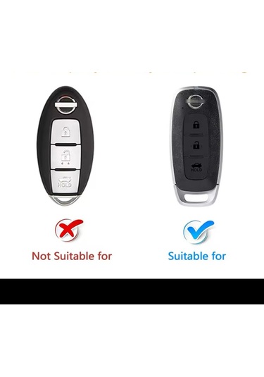 Nıssan Qashqaı X-traıl Juke Anahtar Kılıfı Yeni Kasa Uyumlu 2023 Ve Üzeri Siyah