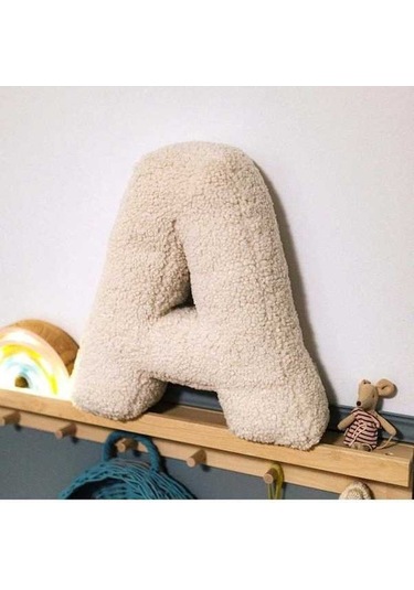 Fastbuy 26 Kuzu Yünü Mektup Çocuk Kanepe, Renkli Yatak Odası Dekorasyon Çok Renkli