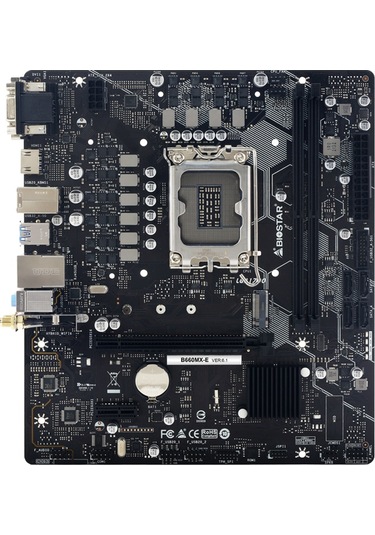 Biostar B660MX/E Intel B660 4000 MHz (OC) DDR4 Soket 1700 mATX Anakart