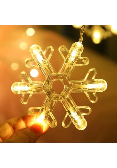 3 Metre Kartanesi Saçaklı Led Işığı Sıralı Perde Led Aydınlatması Günışığı Animasyonlu