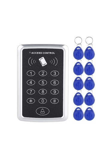 125khz Rfıd Erişim Kontrol Tuş Takımı Em Kart Okuyucu Kapı Kilidi Açacağı