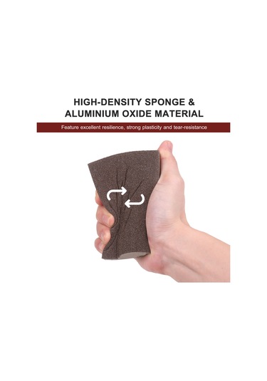 Xindoker "6'lı Zımpara Sünger Seti - 60/120/240 Kum - Ahşap & Metal Parlatma İçin"