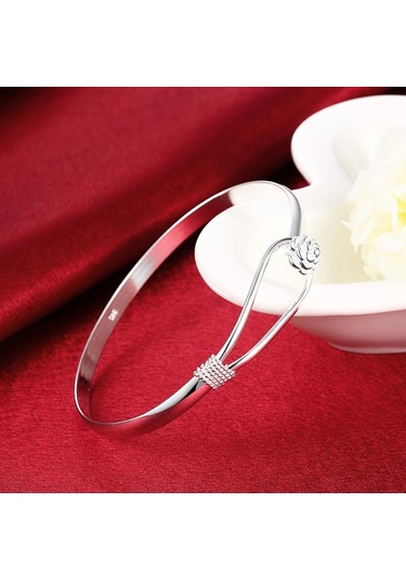 925 Ayar Gümüş Bileklik Ayarlanabilir Takı