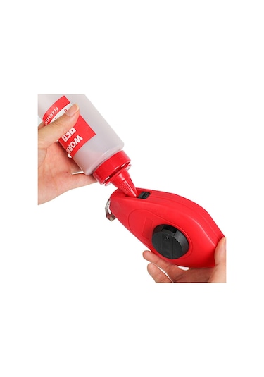 Workpro Wp329019 Çizim İpi Seti 115gr Kırmızı Çizim İpi Boyası + Mini Su Terazisi + 30m Çizim İpi