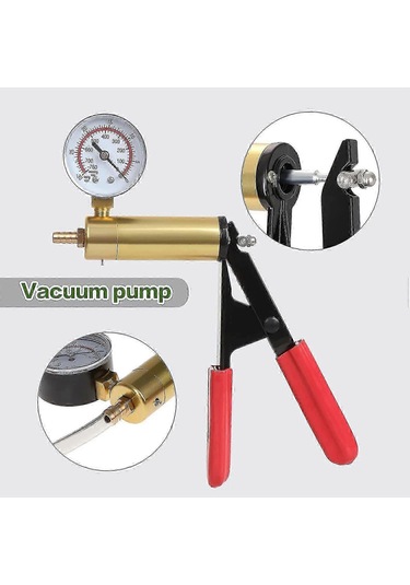 Motosiklet Fren Hava Alma Kiti Fren Sıvısı Hava Alma Aletleri El Tipi Vakum Pompası Test Cihazı