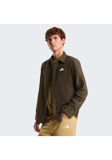 The North Face M Sequoia Long Sleeve Erkek Gömlek C-the0a8fu521l21l Yeşil