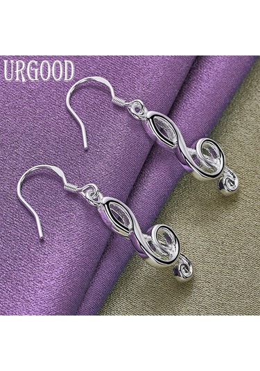 925 Ayar Gümüş Tonlu Kolye Küpe Moda Takı