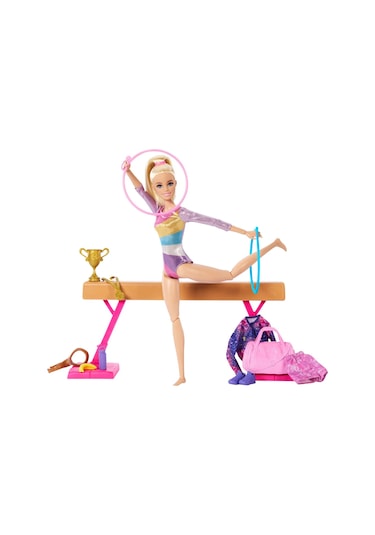 Mattel Barbie Jimlastik Yapıyor Hrg52