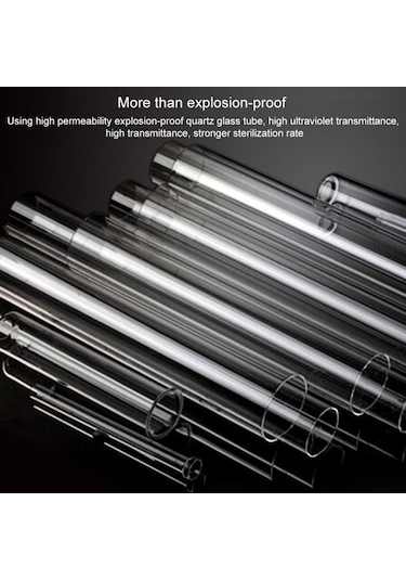 220v 7w Uv Ultraviyole Yosun Dezenfeksiyon Balık Tankı Lambası, Ab Tak