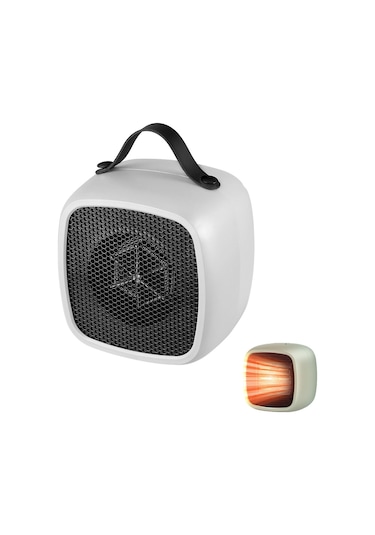 Mini Masaüstü Isıtıcı 2 Dişliler Ayarlanabilir Taşınabilir 500 W Elektrikli Uzay Isıtıcı Ev Ofis İçin, Ab Tak