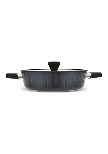 Karaca Biodiamond Regnum İndüksiyon Tabanlı 13 Parça Tencere Seti Siyah