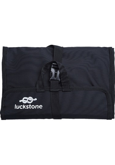 Luckstone Pykjd Asılı Saklama Çantası 420D Oxford Kumaş Buz Kaya Tırmanışı Dişlileri Için Katlanabilir Fermuarlı - Siyah