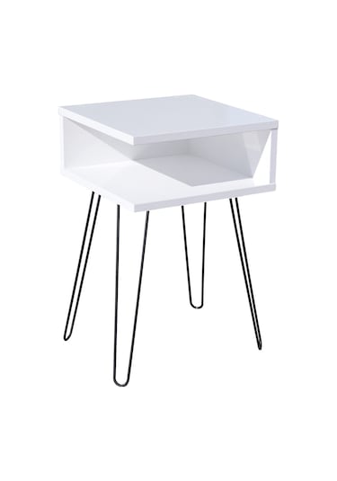 Eymen Metal Ayaklı Yan Sehpa Köşe Sehpa