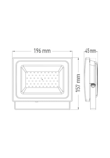 Ack At61-05052 50w Yeşil Smd Led Projektör