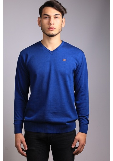 Bearraybon Erkek Triko Kazak Indigo (504887255) İndigo