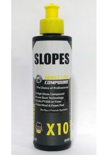 Slopes X10 Agresif Çizik Çıkarıcı Pasta 250ml Yüksek Performansl
