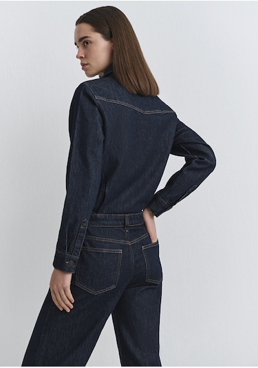 Mavi - Sylvie Classic Denim Koyu Mavi Jean Tulum 1011018-91362 Lacivert
