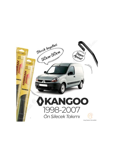 İnwells Hibrit Silecek Takımı Renault Kangoo 1998-2007 İle Uyumlu