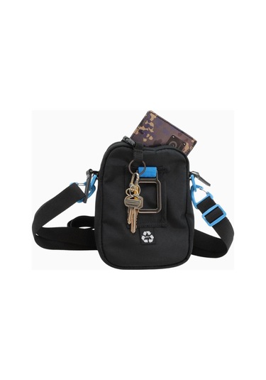 Discovery Icon Rfıd Korumalı Sürdürülebilir Utility 1l Kapasiteli Unisex Omuz Çantası Siyah 3