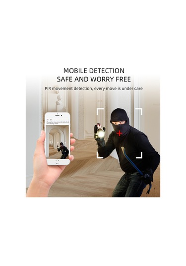 Hombey A2 Akıllı Bebek İzleyici Kameralı - 1080p Hd, Gece Görüşü, 360 Döndürme, İki Yönlü Ses, Wıfı Uzaktan İzleme, Ev Güvenliği Kamera Çok Renkli