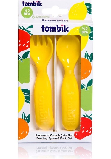 Tombik Kaşık-Çatal Seti Limon