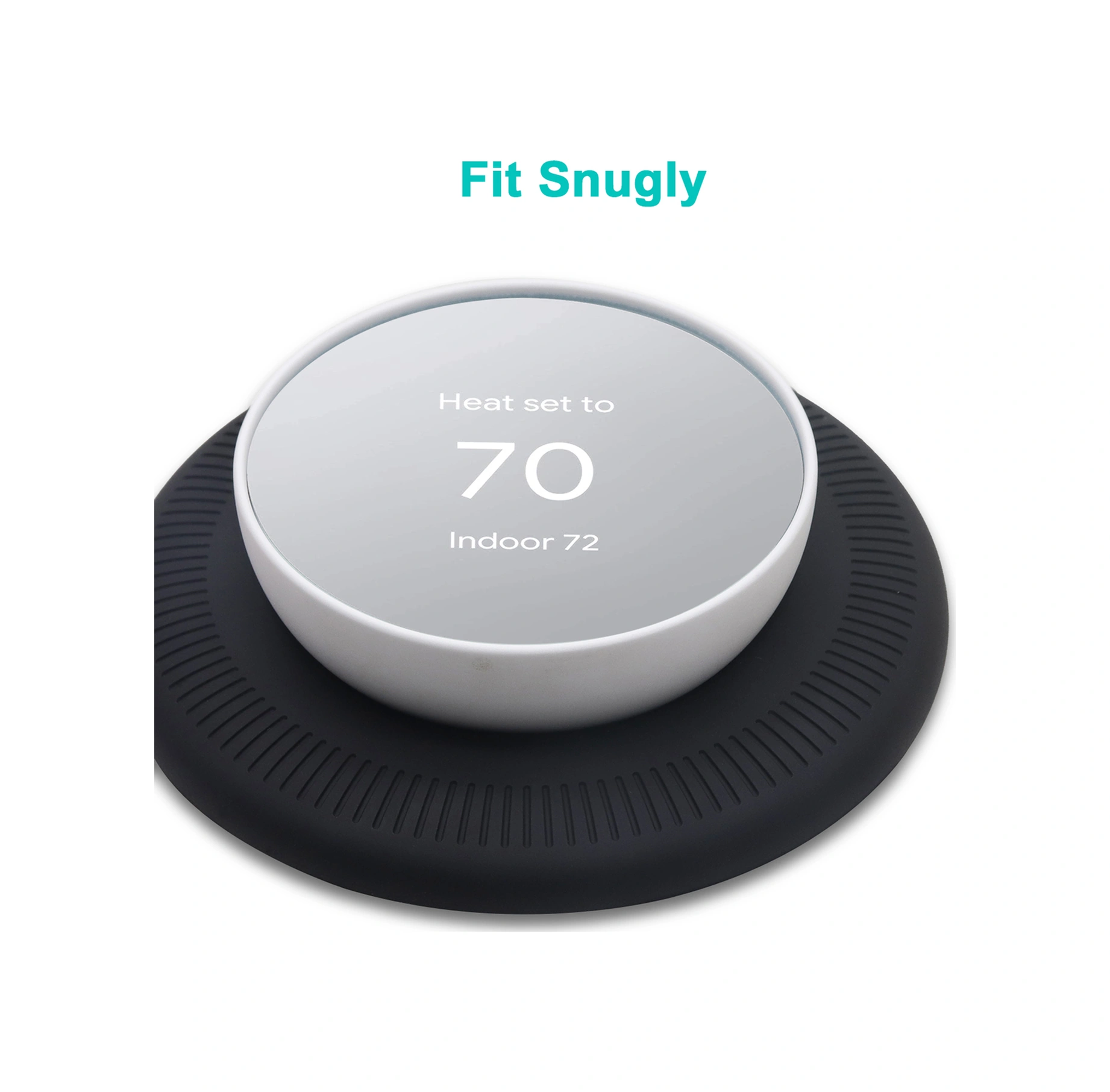 Youmex Google Nest Termostat İçin Beyaz Silikon Korumalı Kapak - Koruyucu Zarf