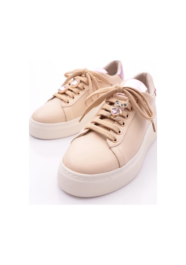 Dgn Es1531 Kadın Bağciklari Desenli Spor Ayakkabi Bej Lila Dgn Es1531 Kadın Bağciklari Desenli Spor Ayakkabi Bej Lila