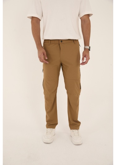 Camp531 Outdoor Tactical Su İticili Likralı Yazlık Erkek Taktik Pantolon Hardal