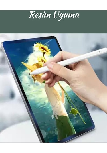 Honor Pad X9 Uyumlu Eğime Göre Çizgi Kalınlığı Değişen Şarjlı Dokunmatik Ekran Kalemi Stylus Pen