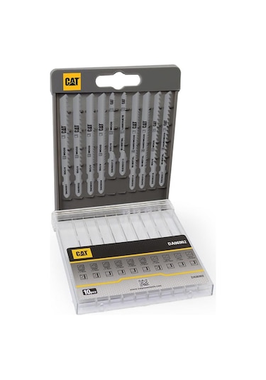 Cat Da06902 10 Parça Profesyonel Ahşap Hassas/kaba/düz/kavisli Kesim Dekupaj Testere Ucu