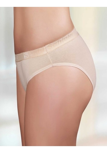 Şahinler 12' Li Ribana Beli Yazılı Külot Mb037