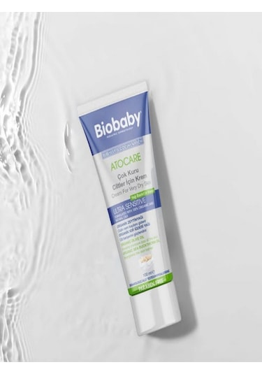 Biobaby Çok Kuru Ciltler Için Krem 100 ml - Organik Kır Iğdesi Yağı Organik Zeytin Yağı Atopik Ciltler
