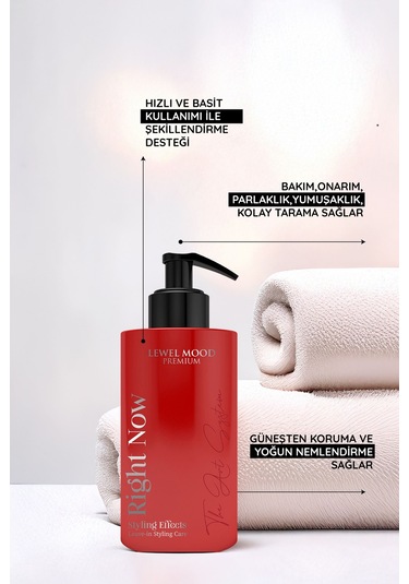 Lewel Mood Dense Curls Şampuan 400 ML + Durulanmayan Saç Kremi 250 ML + Saç Maskesi 350 ML