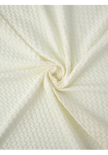 Mk Accessories Bebekler İçin Örgü Battaniye 90/90 Cm 332073244 Sütlü